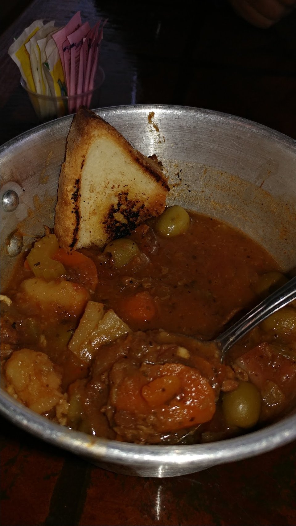 Full Pot of Seafood Chowder