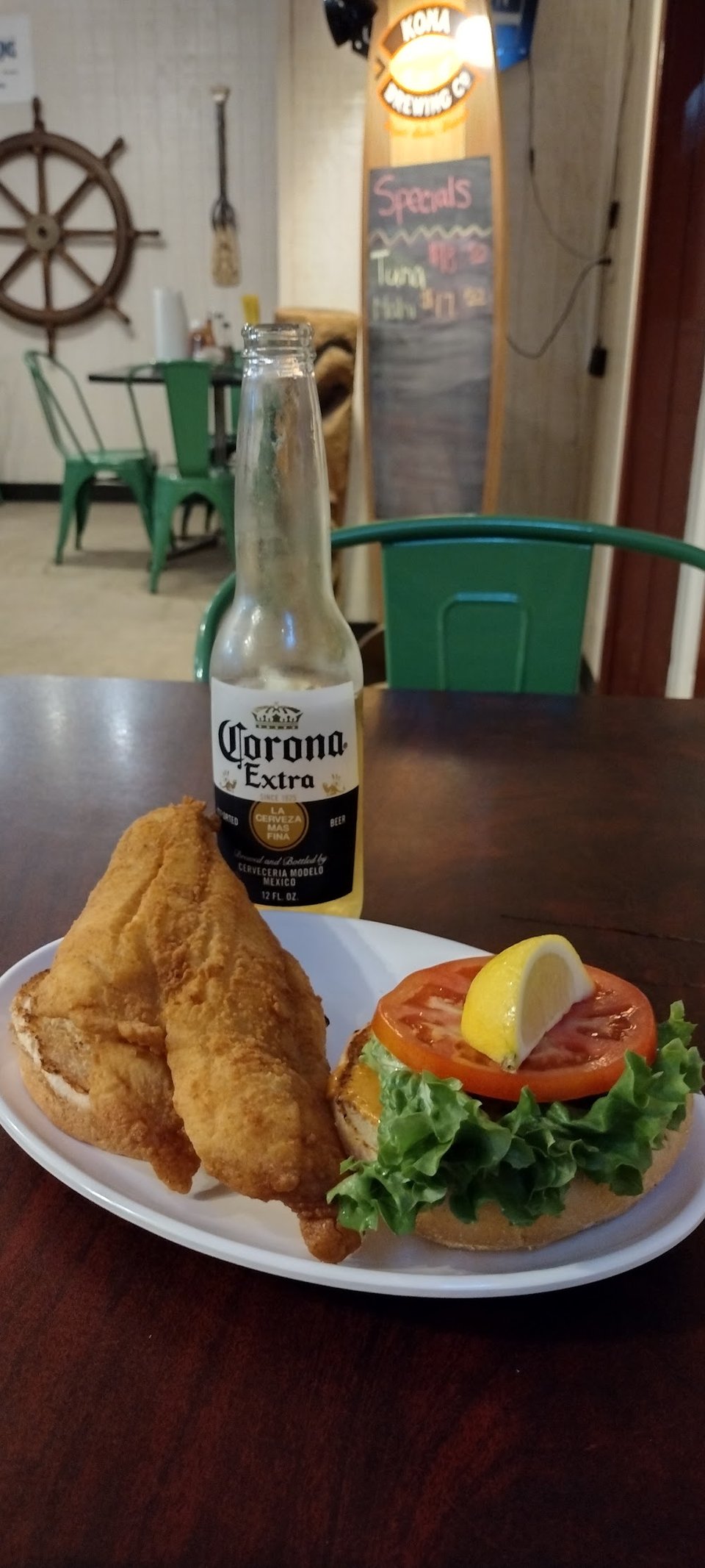 Flounder Sandwich